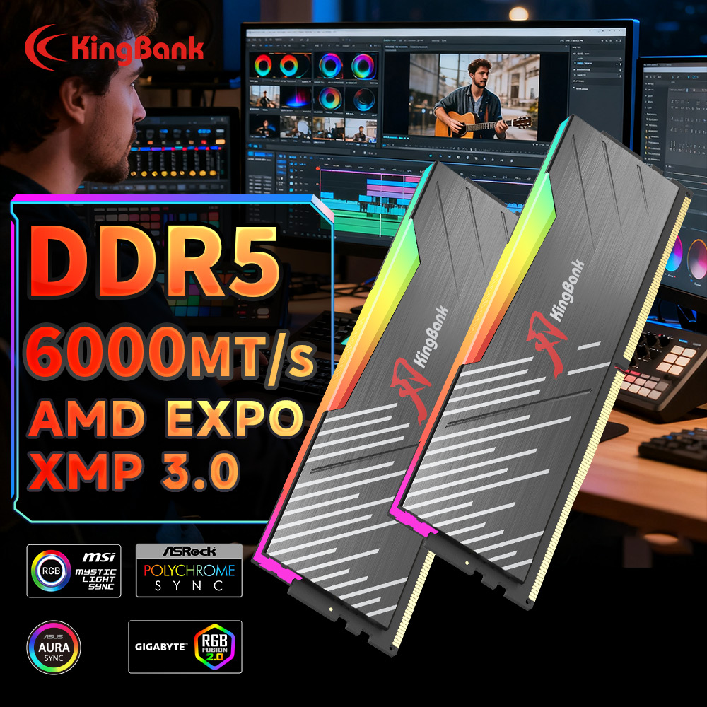 Ddr5 6000Mhz - Оперативная память KingBank KRRB DDR5 RGB