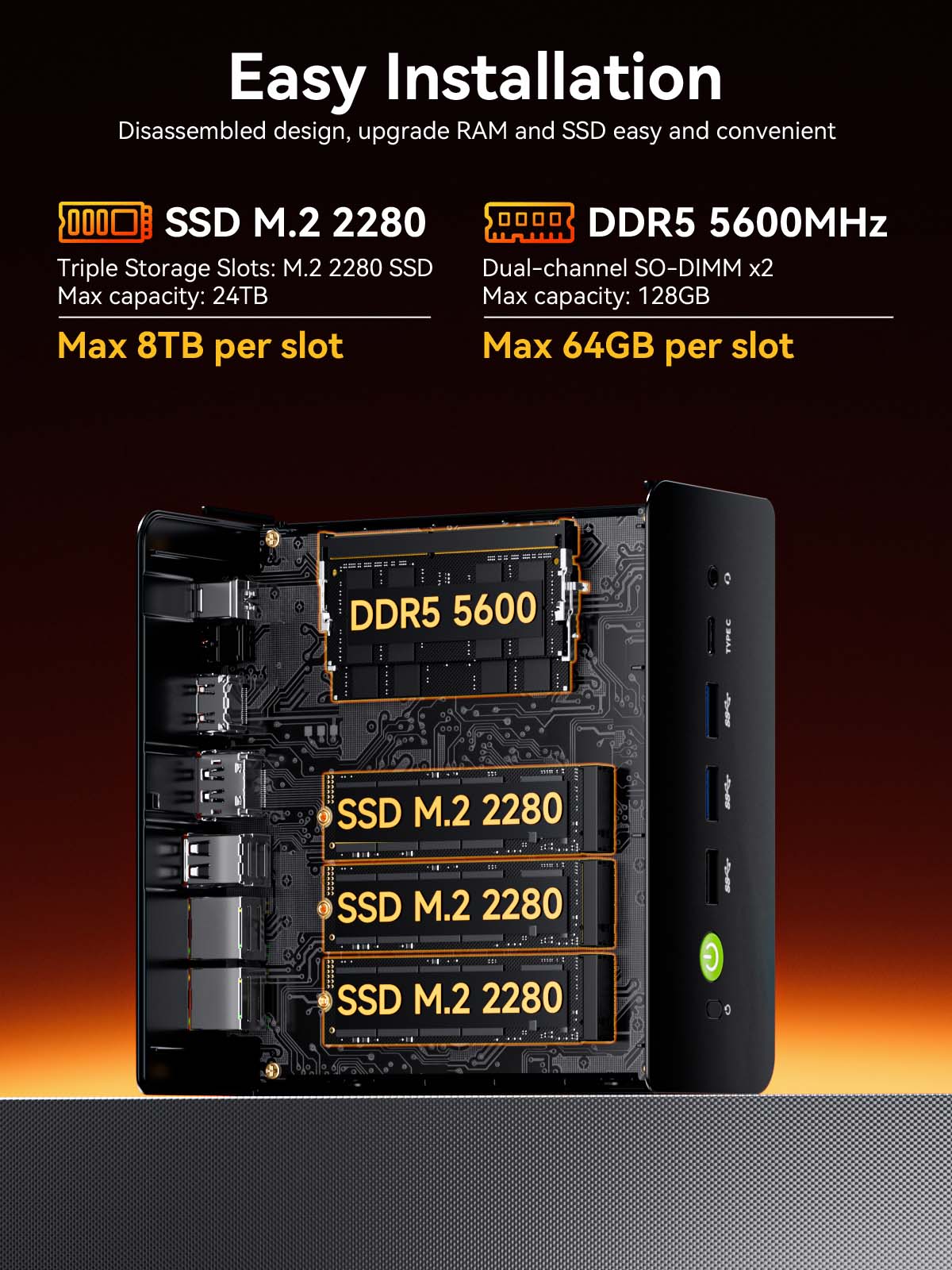 Мини-ПК GMKtec K12 на базе AMD – обзор и цена Ddr5 32Gb